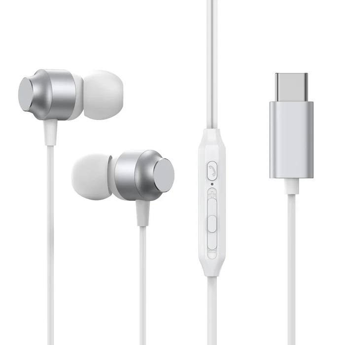 Joyroom JR-EC06 USB-C in-ear Headphones - White Joyroom JR-EC06 USB-C in-ear Headphones - White